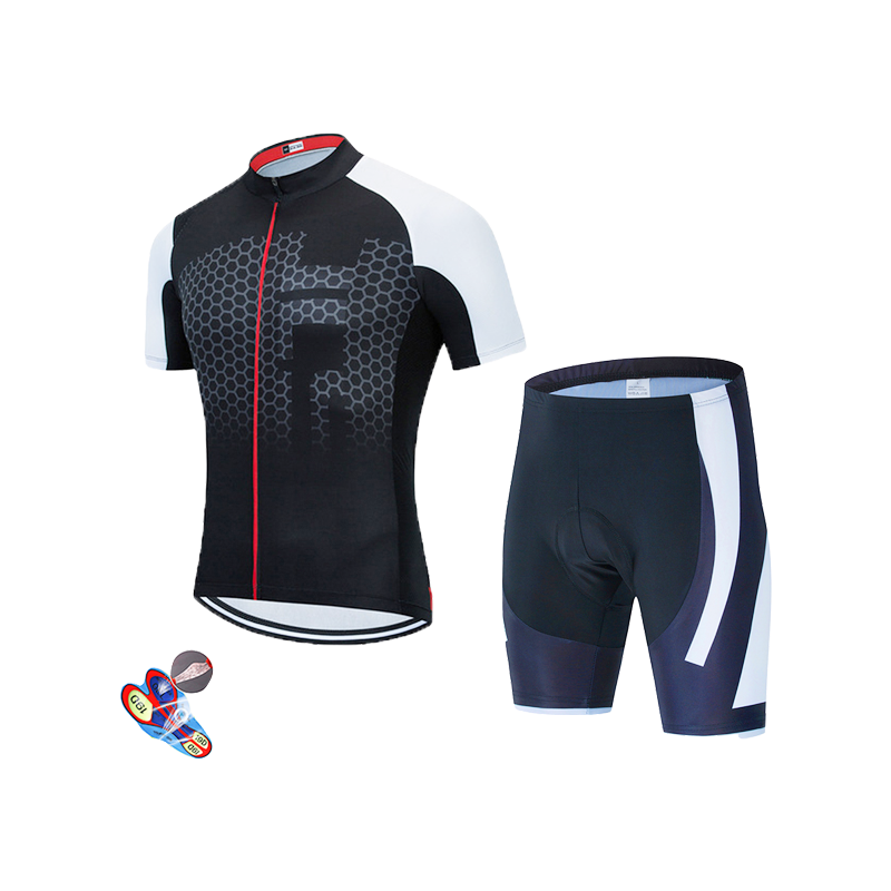 China Wholesale Short Sleeve Cycling Wear And Pants Set Men Quick Dry Bicycle Cycling Clothing