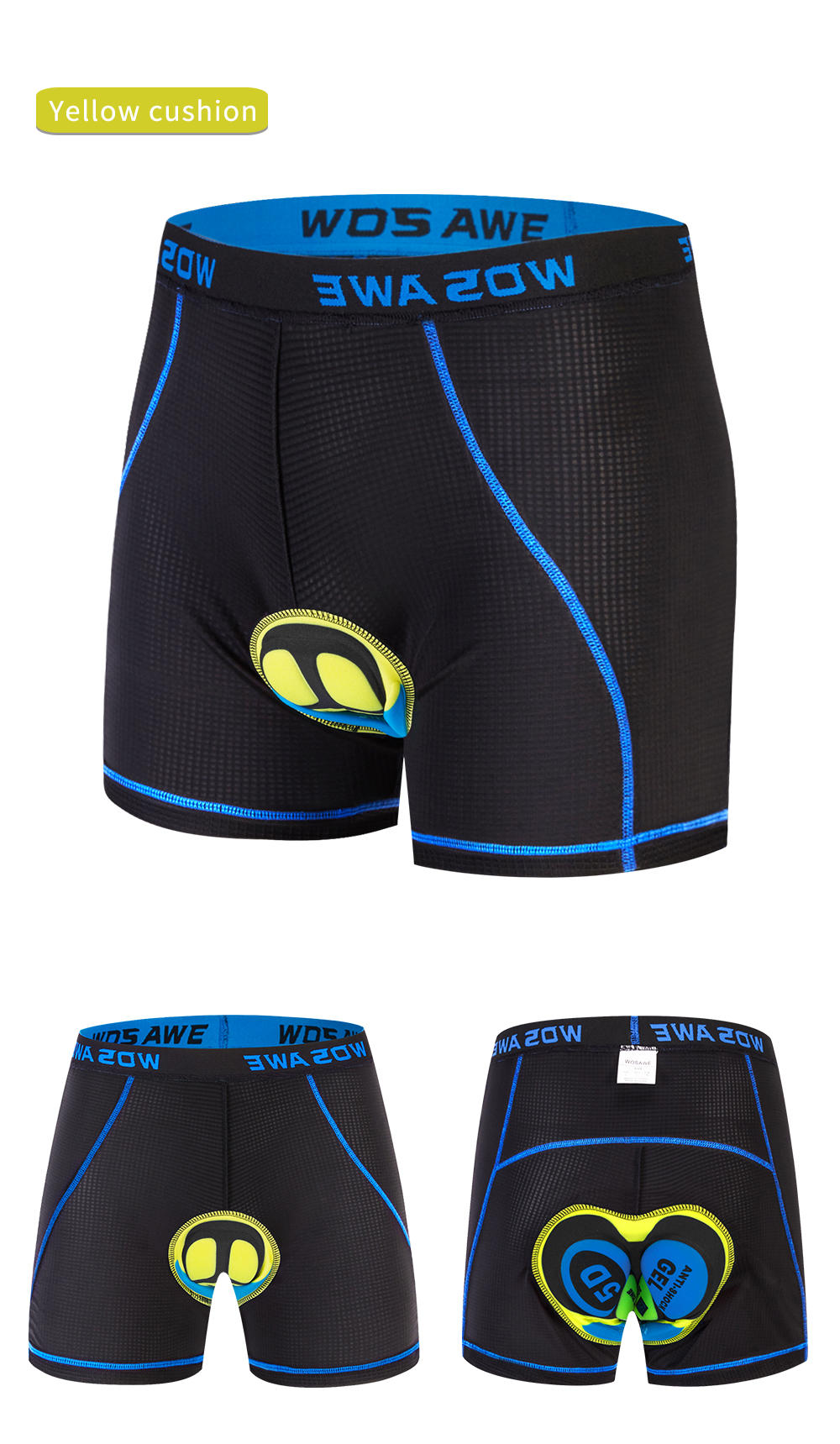 What are the key features that differentiate cycling shorts from regular shorts?