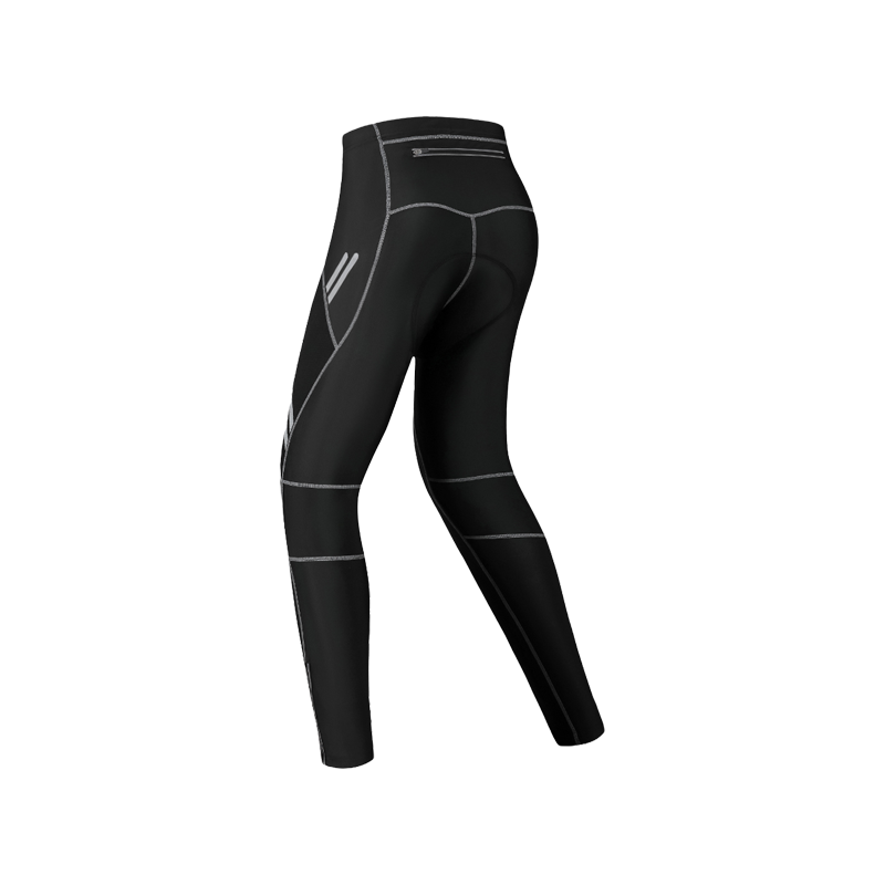 Men's Cycling Trousers Elastic Reflective Waterproof Cycling Pants Men Long Padding