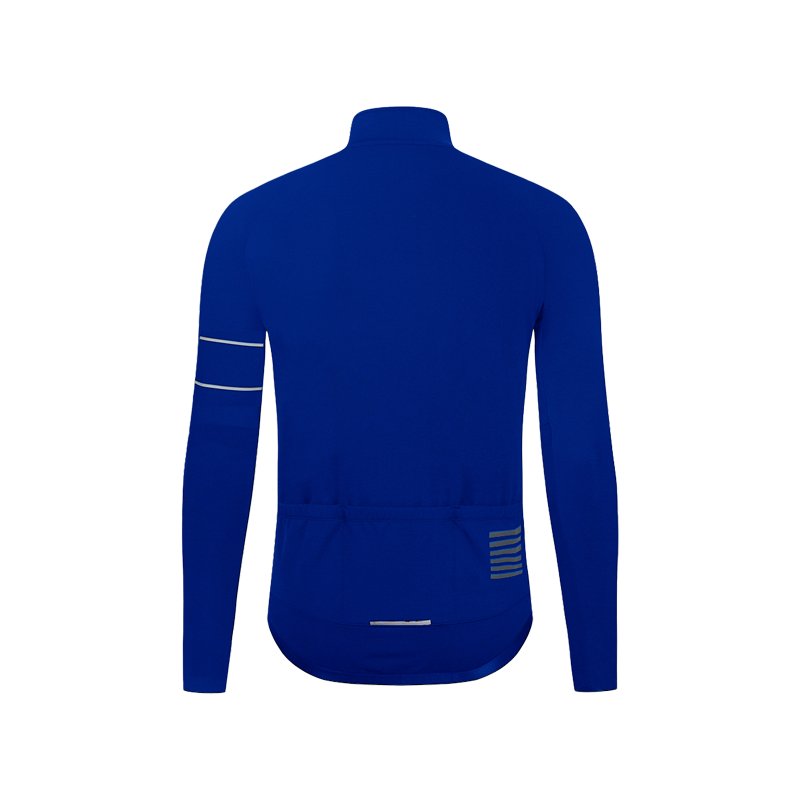 Custom Full Zipper Breathable Winter Cycling Long Sleeve Jersey Coat